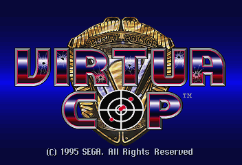 Virtua Cop Title Screen